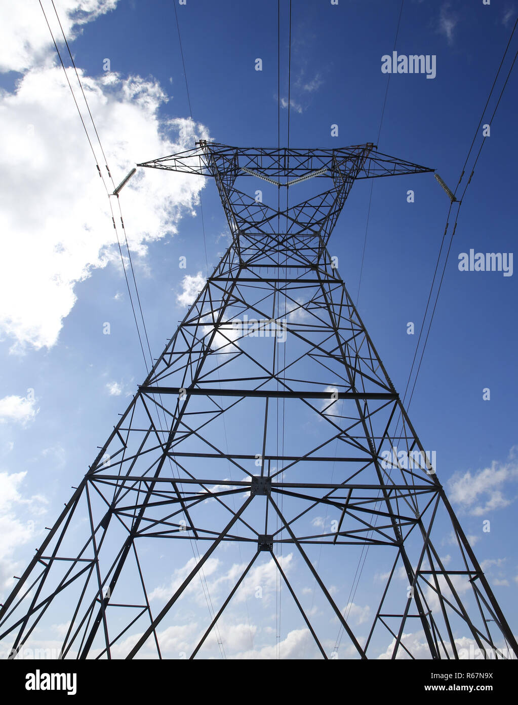 Energy Towers in Turkey Stock Photo
