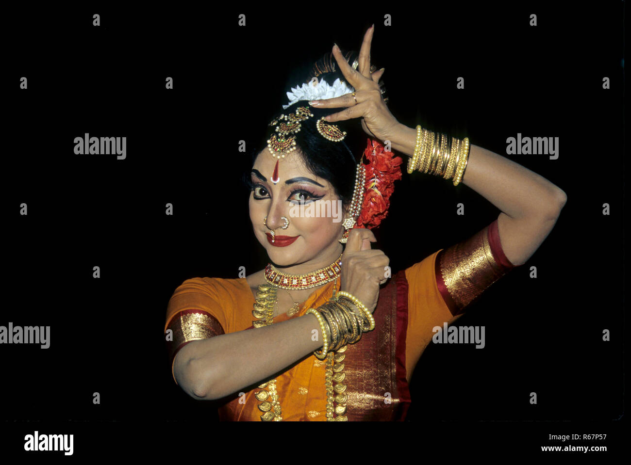 Kuchipudi dance, woman performing classical dance, andhra pradesh ...