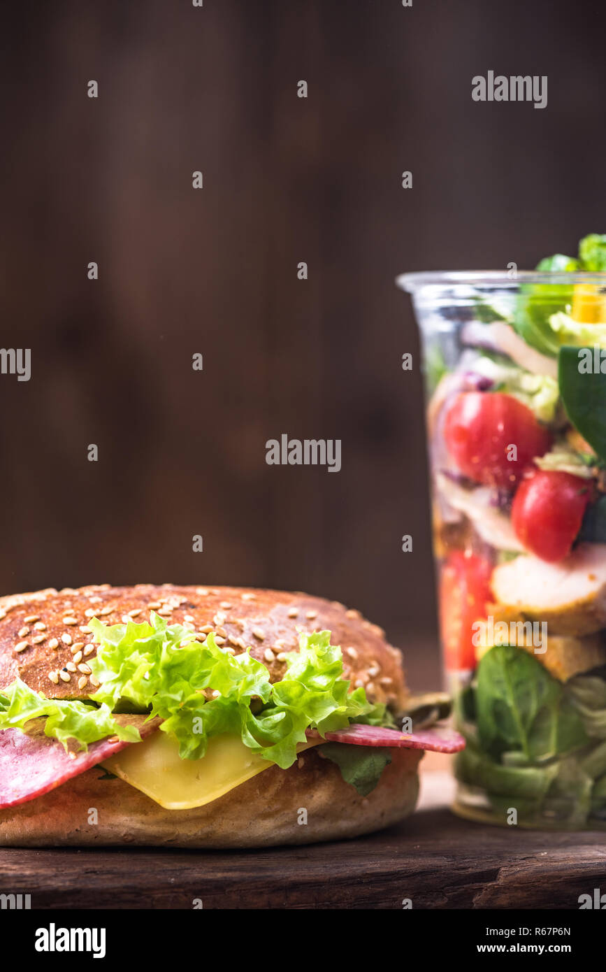 Healthy and simple breakfast Stock Photo - Alamy