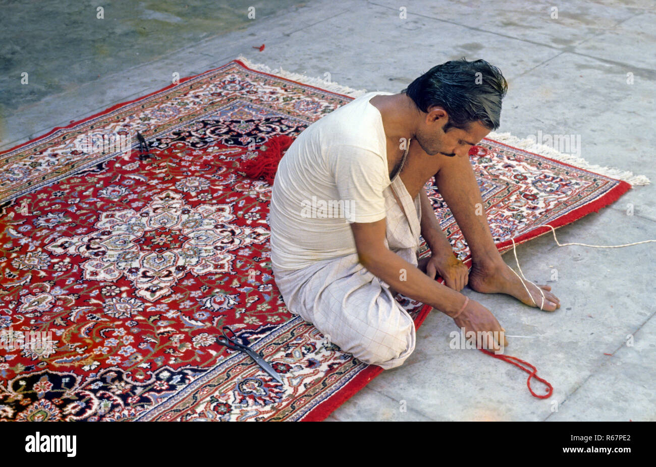 Handicrafts - Carpets Stock Photo