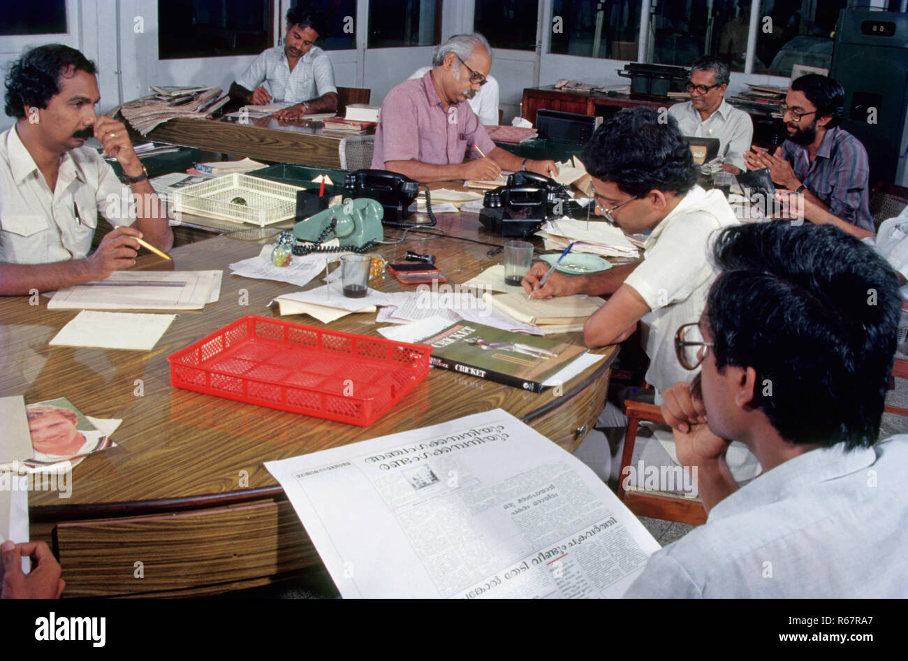 people working in printing press, india Stock Photo Alamy