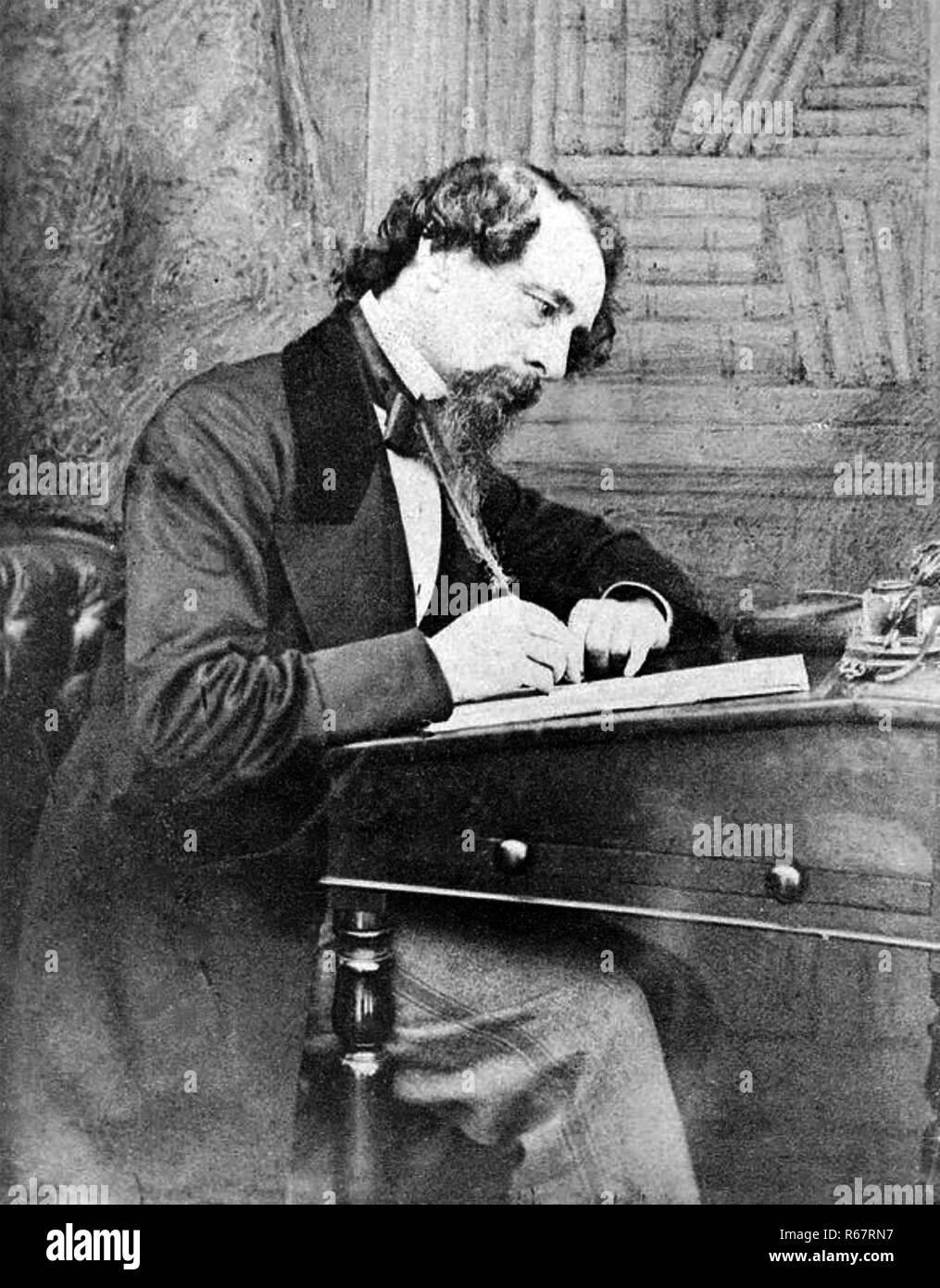 CHARES DICKENS (1812-1870) English novelist and social critic Stock Photo