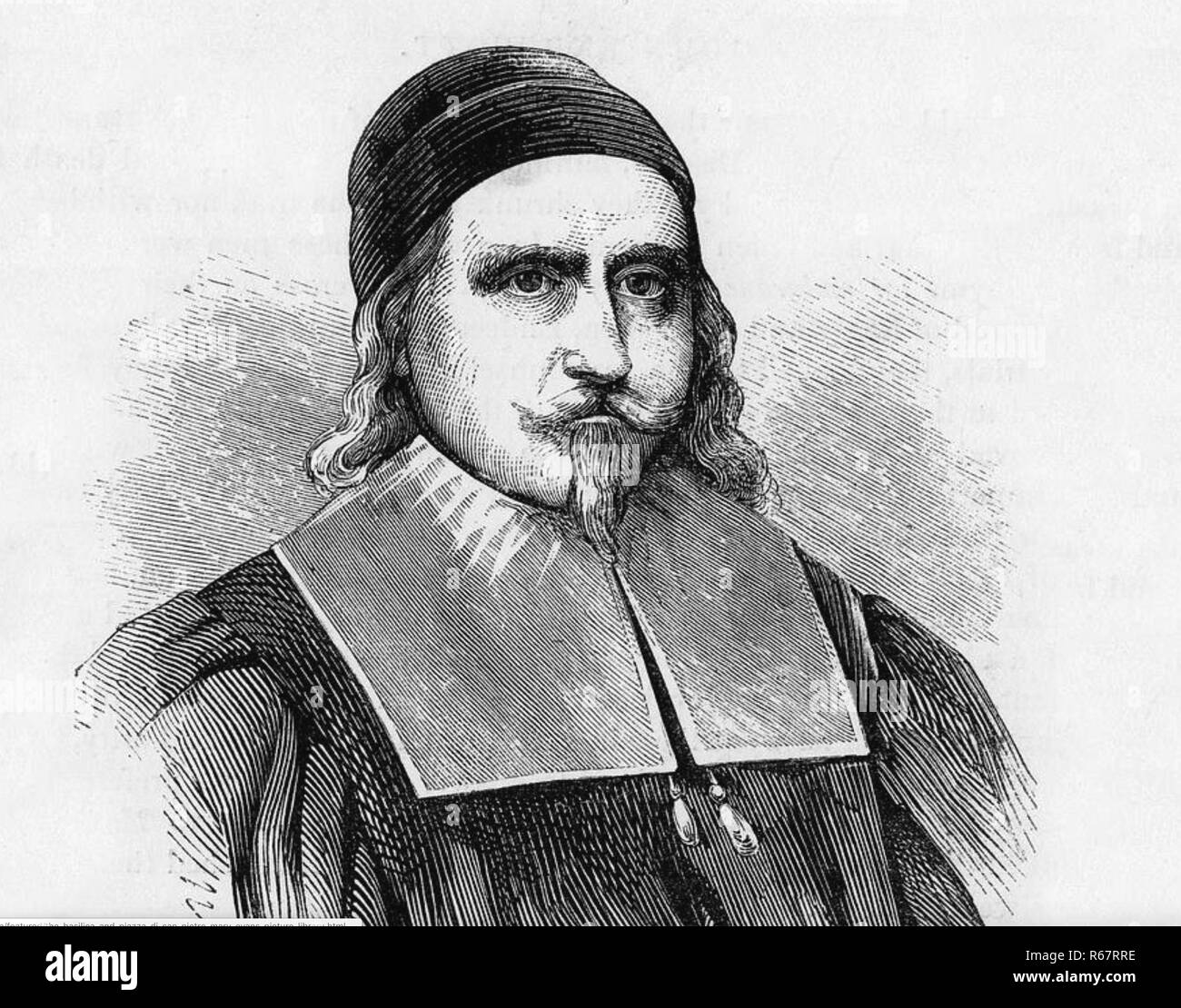 JOHN ENDECOTT (1600-1664/5) English puritan and one of the Fathers of New England Stock Photo