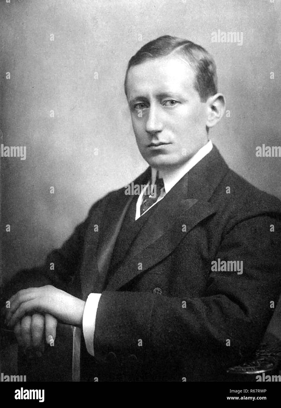 GUGLIELMO MARCONI (1874-1937) Italian inventor and electrical engineer about 1908 Stock Photo