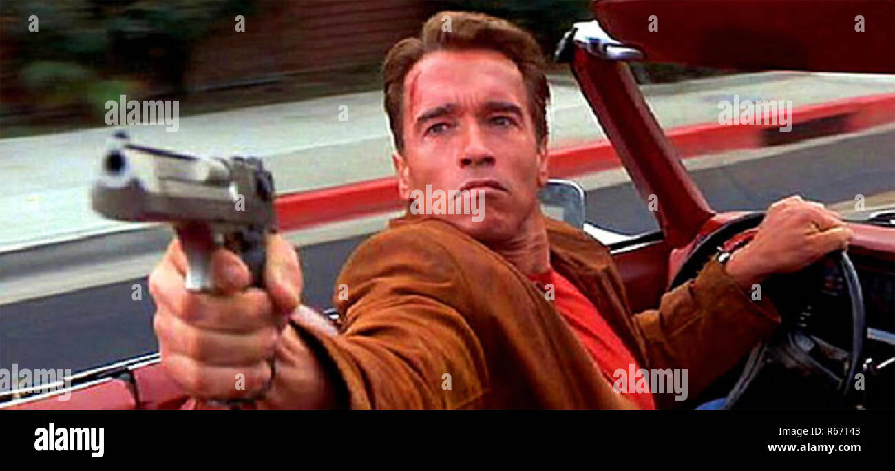 THE LAST ACTION HERO 1993 Columbia Pictures film with Arnold Schwarzenegger Stock Photo