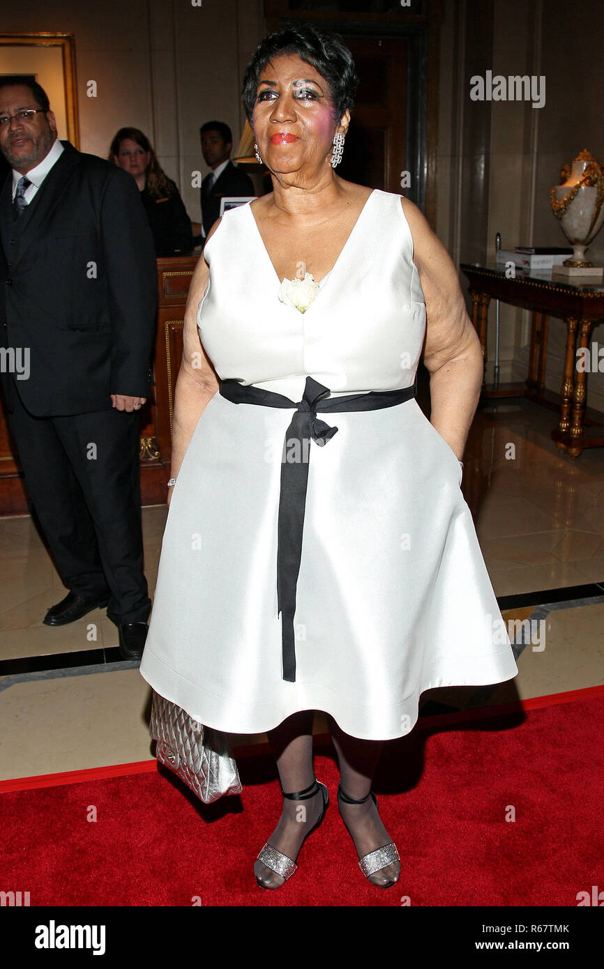 NEW YORK, NY - APRIL 14: Aretha Franklin attends Aretha Franklin’s 74th