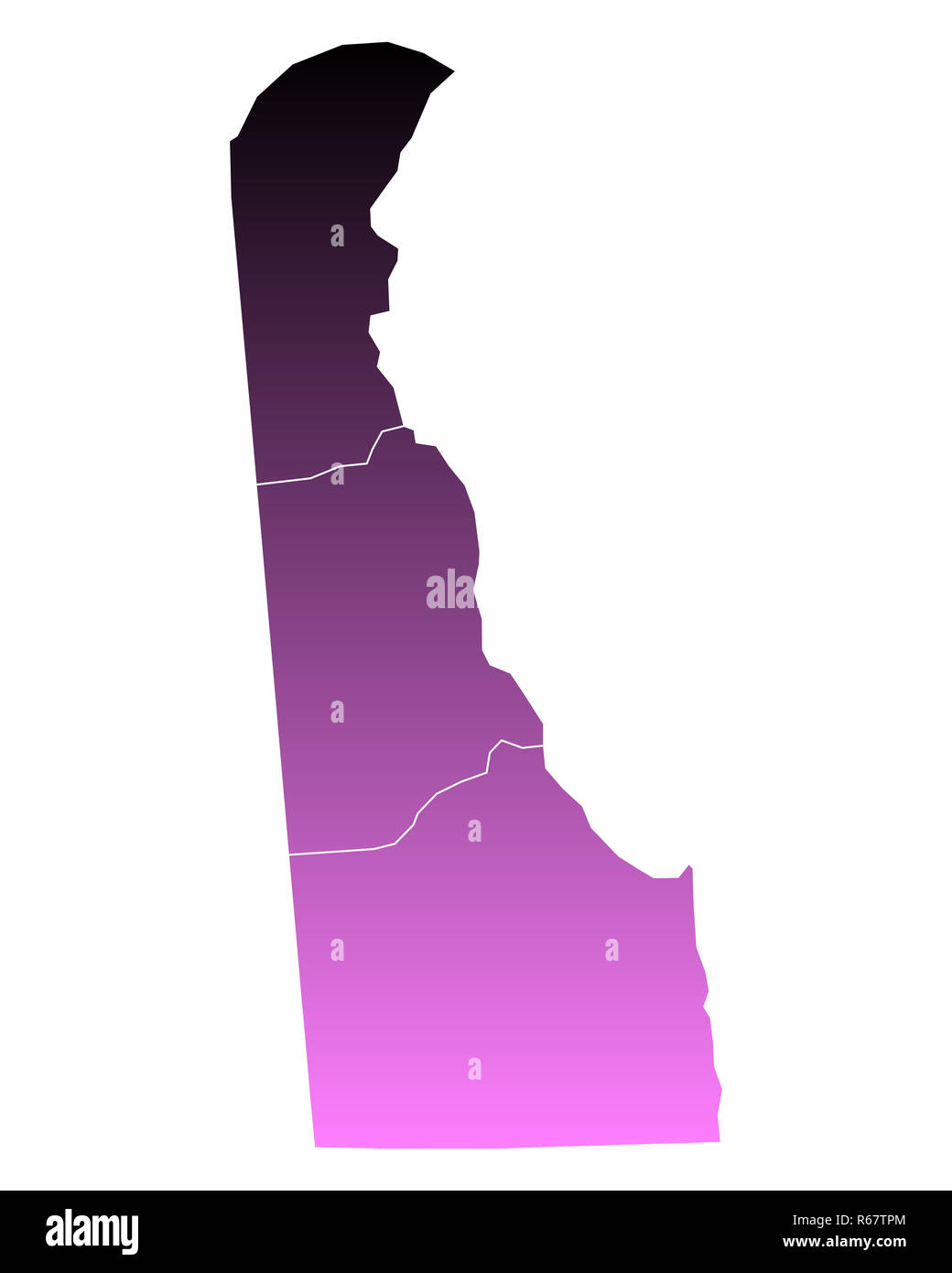 map of delaware Stock Photo Alamy