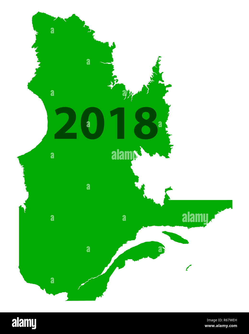 Map Of Quebec 2018 R67WEH 