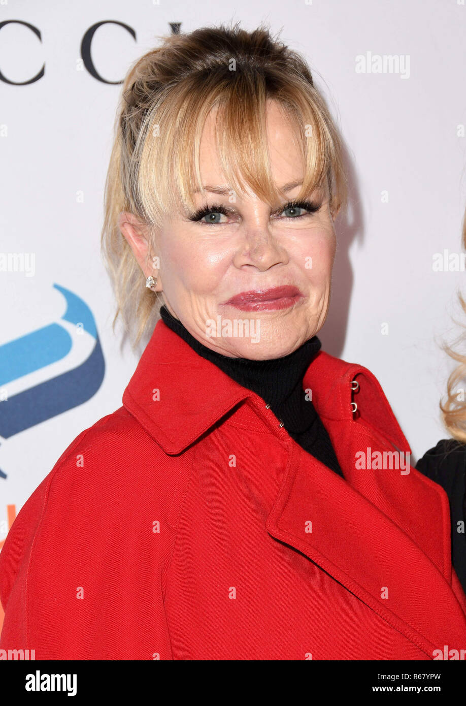 Beverly Hills, CA, USA. 3rd Dec, 2018. 03 December 2018 - Beverly Hills, California - Melanie Griffith. Equality Now's 4th Annual 'Make Equality Reality' Gala held at The Beverly Hilton Hotel. Photo Credit: Birdie Thompson/AdMedia Credit: Birdie Thompson/AdMedia/ZUMA Wire/Alamy Live News Stock Photo