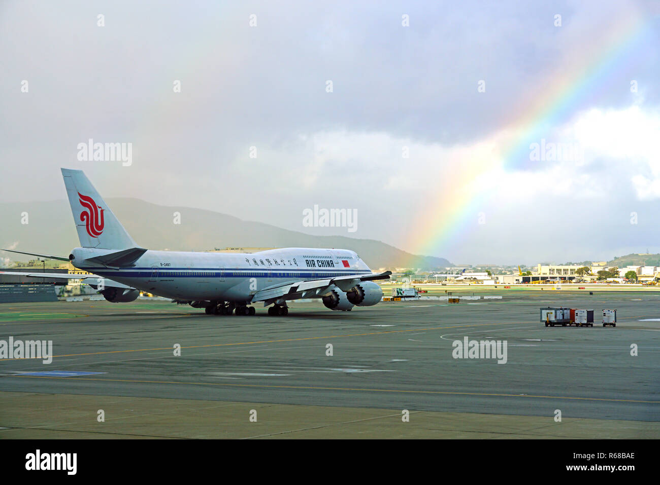 Rainbow plane hi-res stock photography and images - Page 2 - Alamy