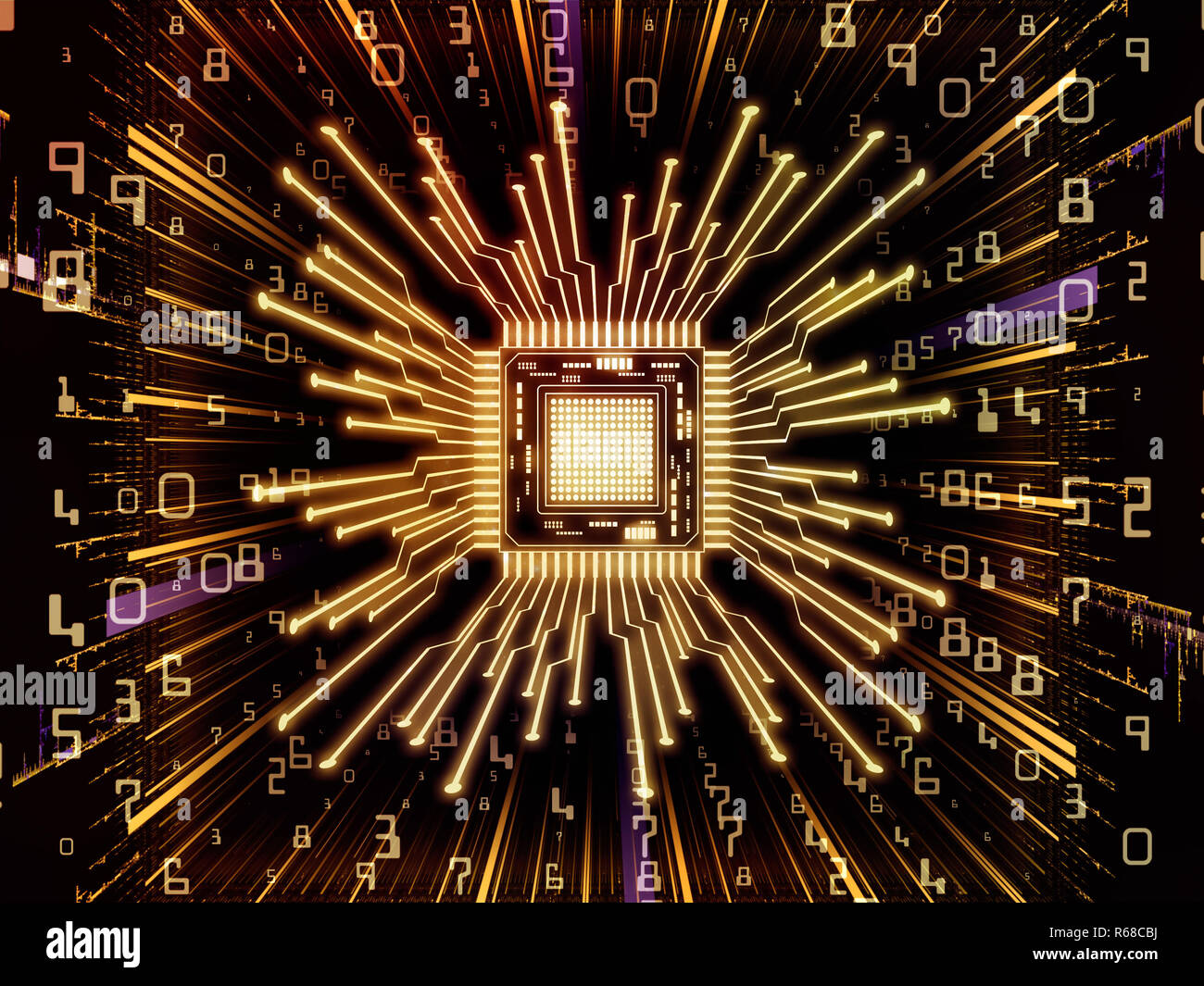 Beyond Computer CPU Stock Photo Alamy