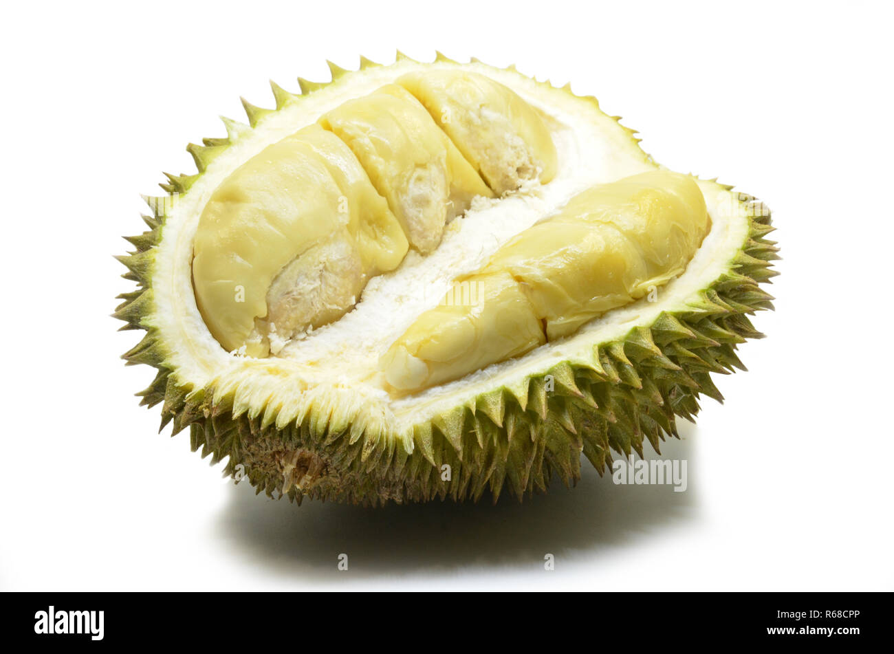 Durian fruit isolated on white background Stock Photo - Alamy