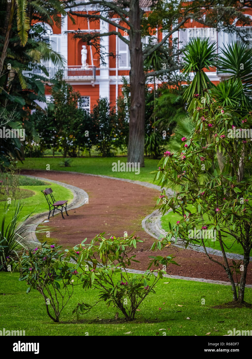 Municipal botanical gardens Stock Photo