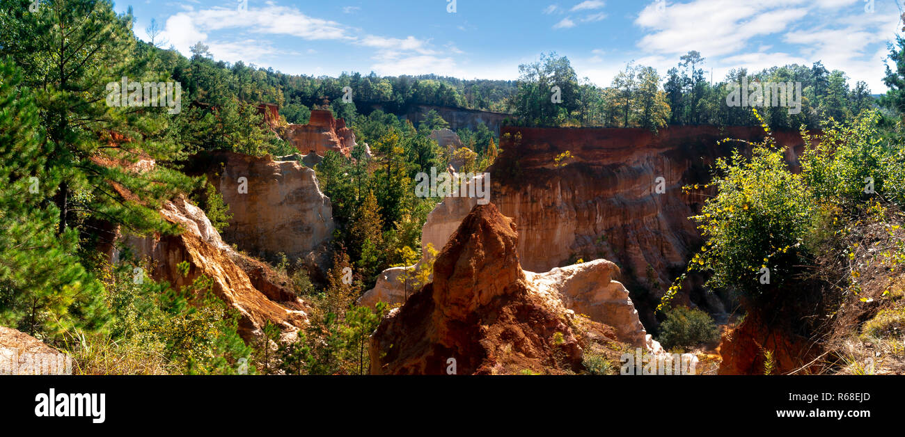 Little Grand Canyon (Providence Canyon State Park) in Lumpkin,