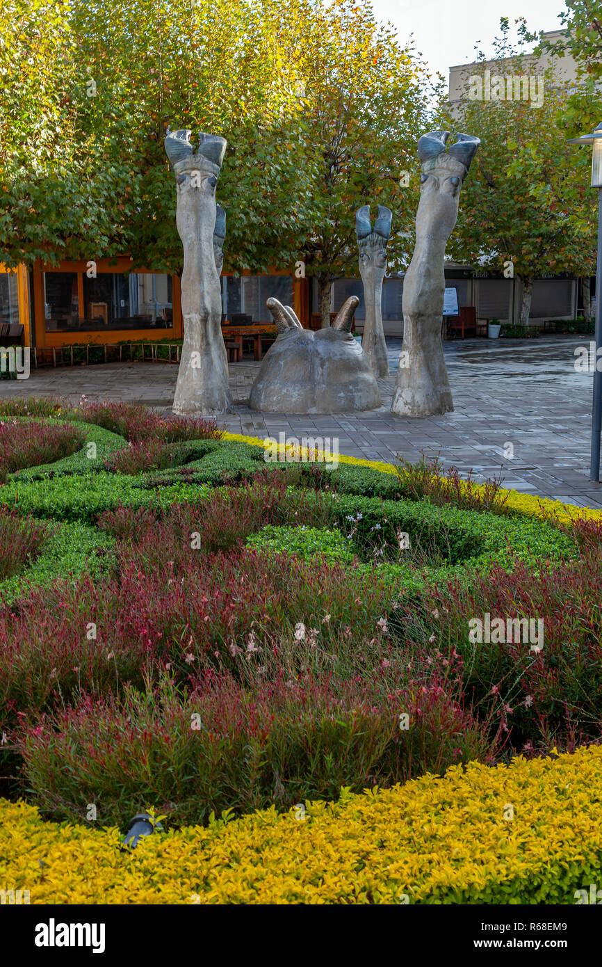 Irene village mall, a modern shopping mall filled with works of art