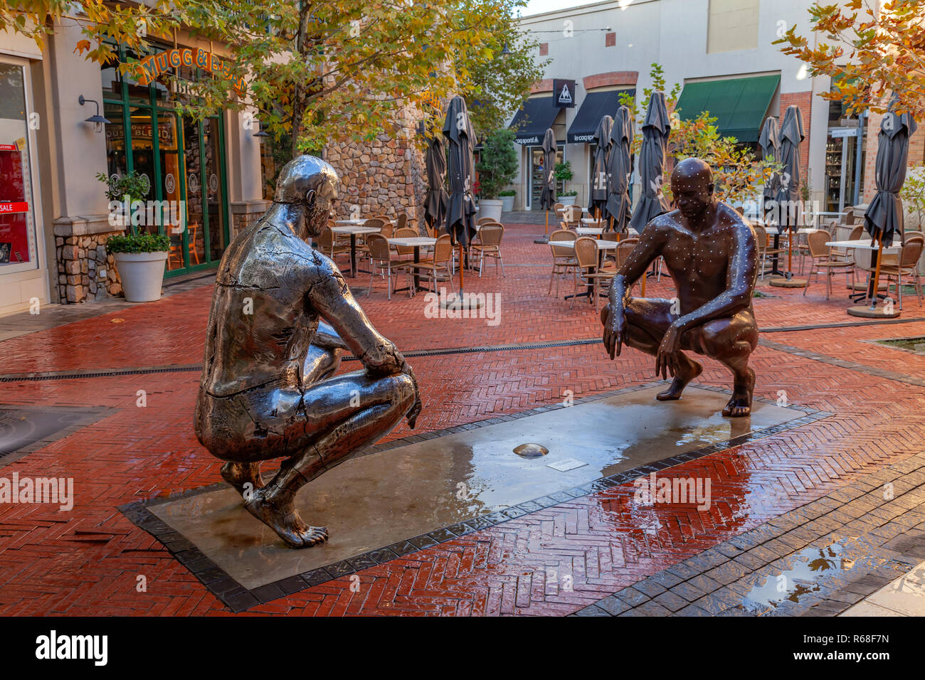 Irene village mall, a modern shopping mall filled with works of art