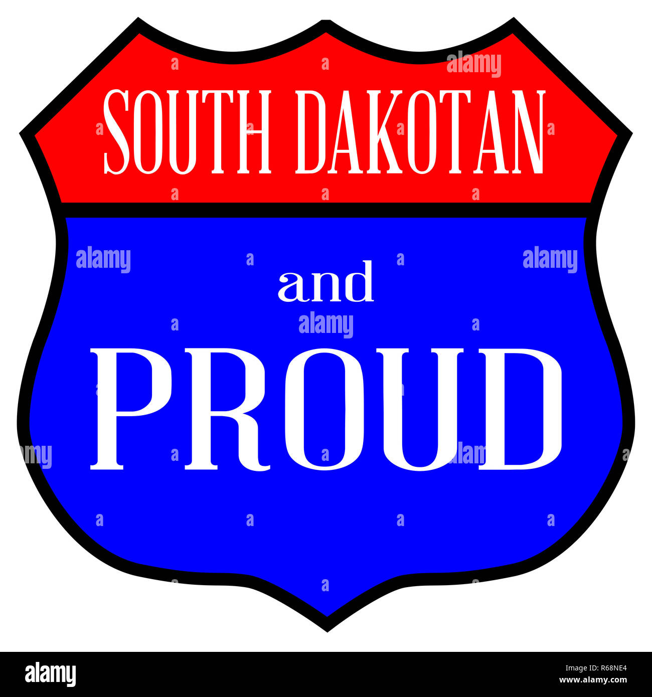South Dakotan And Proud Stock Photo
