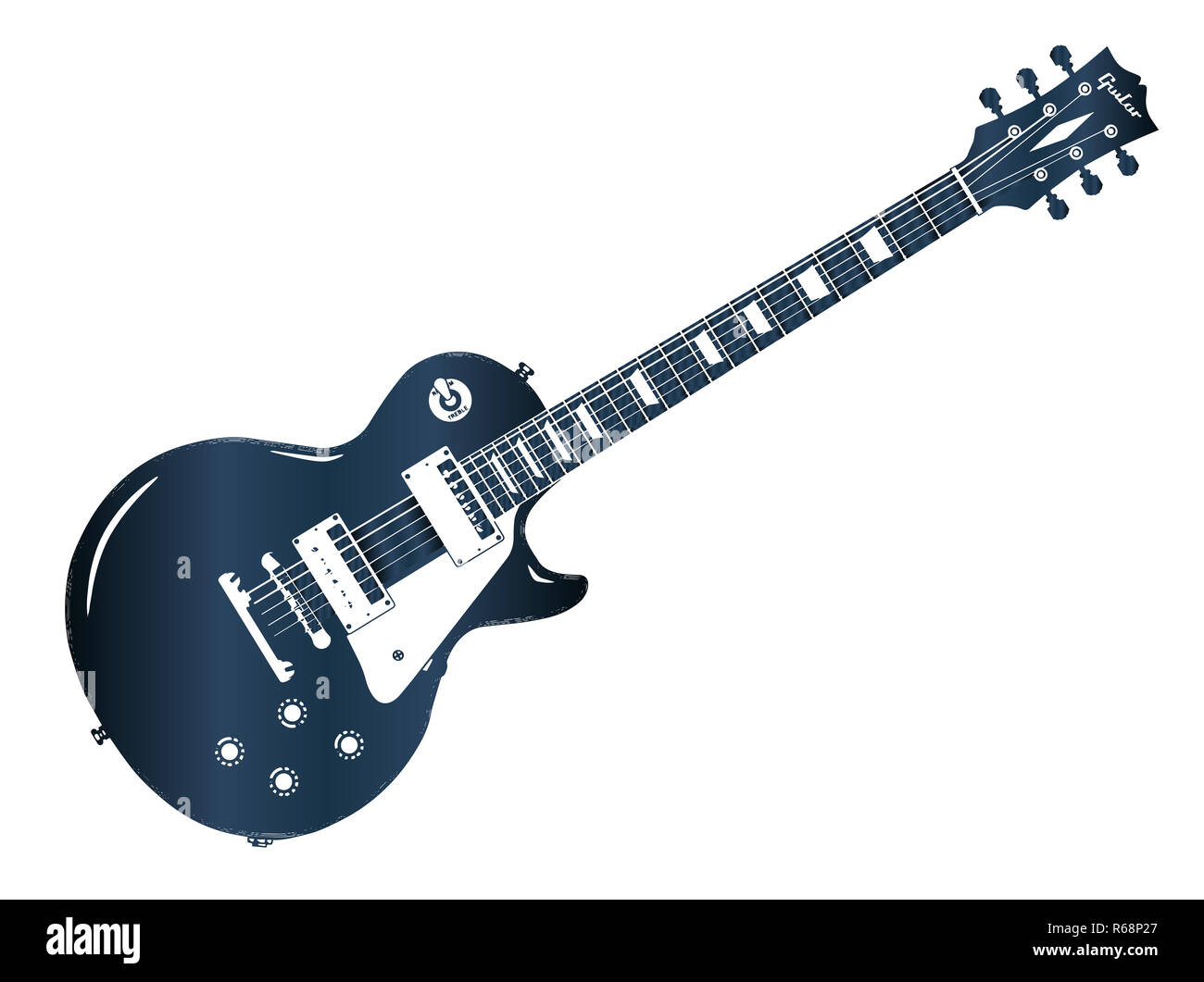 Electric guitar deluxe Cut Out Stock Images & Pictures Alamy