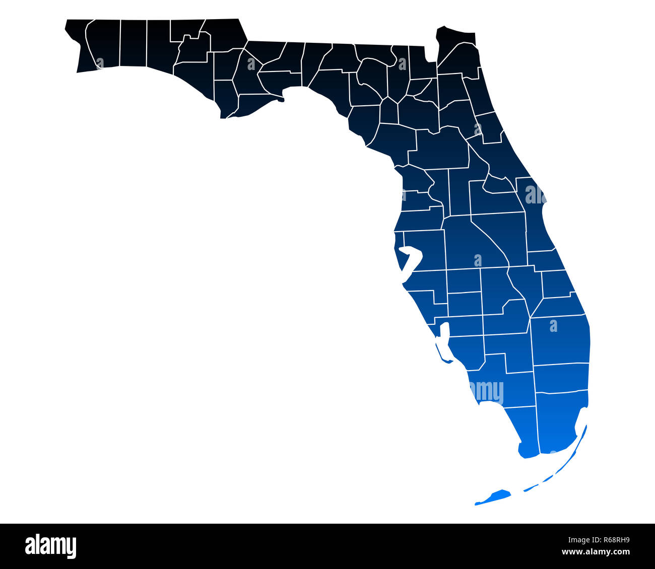map of florida Stock Photo Alamy