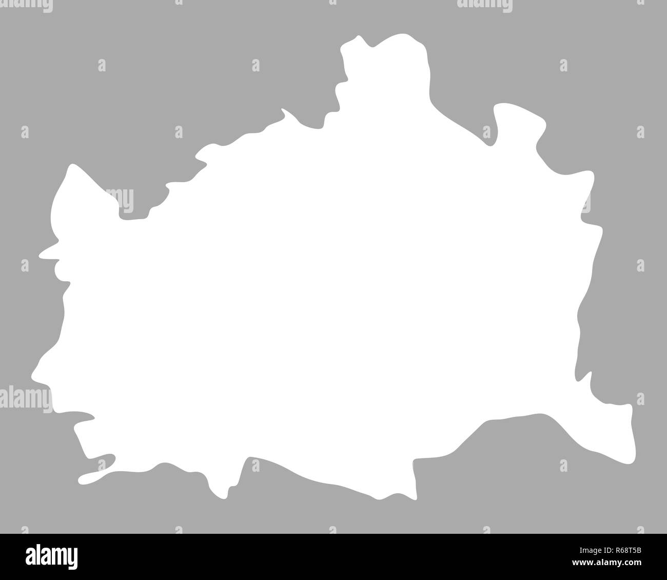 map of vienna Stock Photo