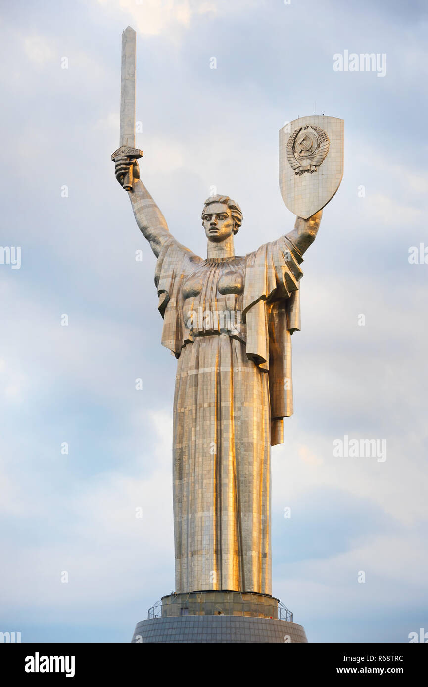 Mother Motherland statue. Kiev, Ukraine Stock Photo Alamy