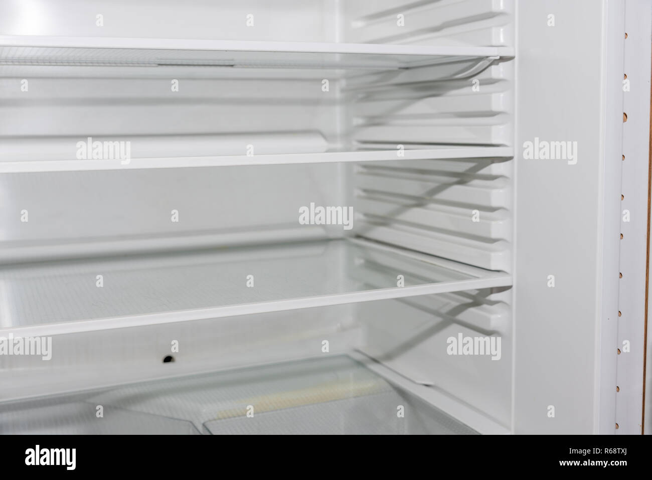 empty fridge Stock Photo Alamy