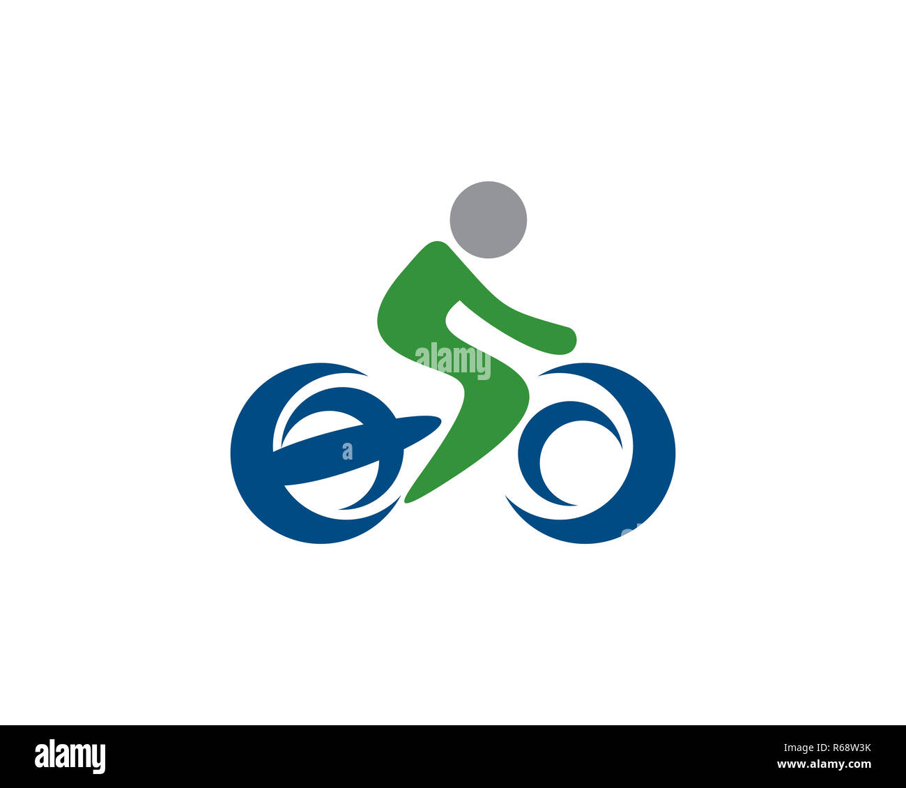 Athlete figure human bicycle icon hi-res stock photography and images -  Alamy