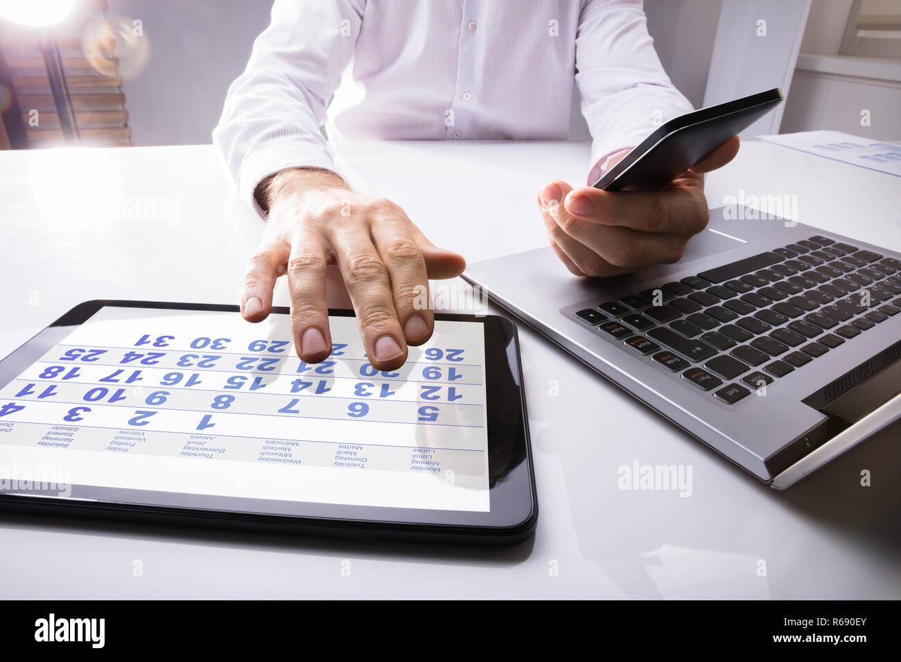 Entrepreneurship and calendar schedule planning hi-res stock ...