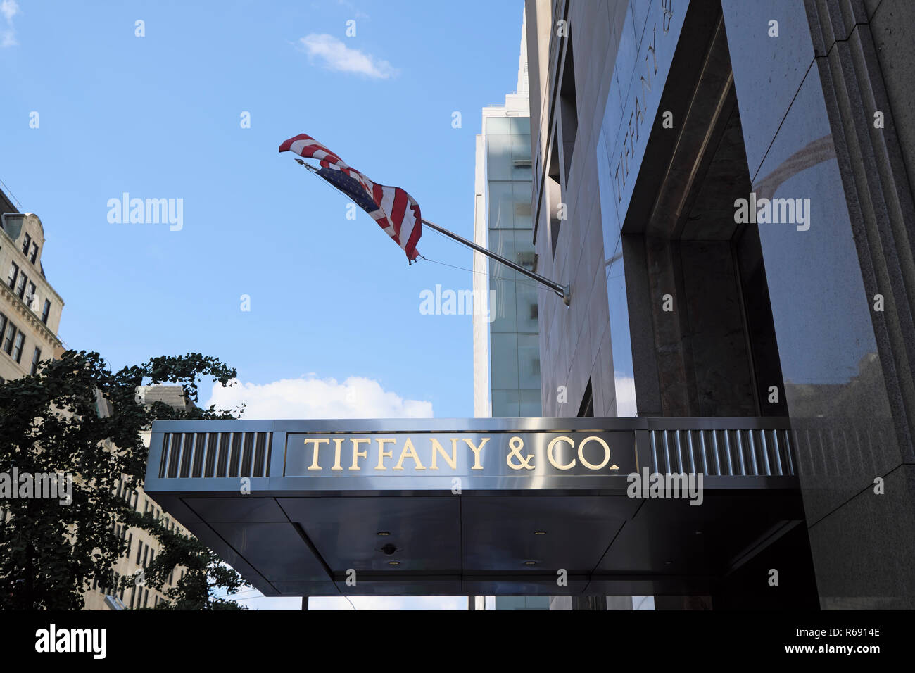 Tiffany Co Flagship Store On Fifth Ave Nyc Stock Photo - Download Image Now  - Tiffany & Co, Tiffany's - Manhattan, Fifth Avenue - iStock