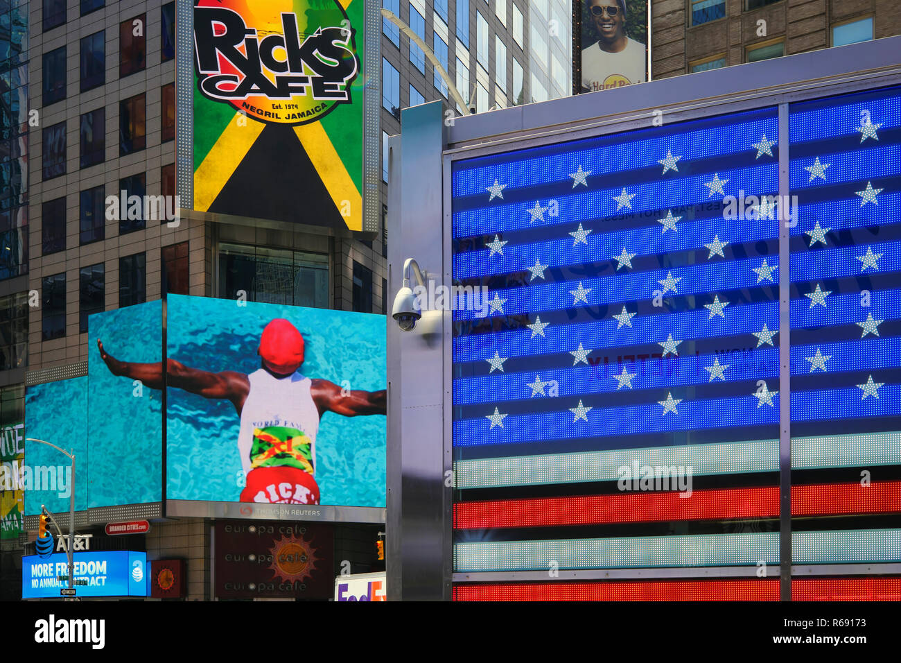 Time Square Abstract Stock Photo Alamy