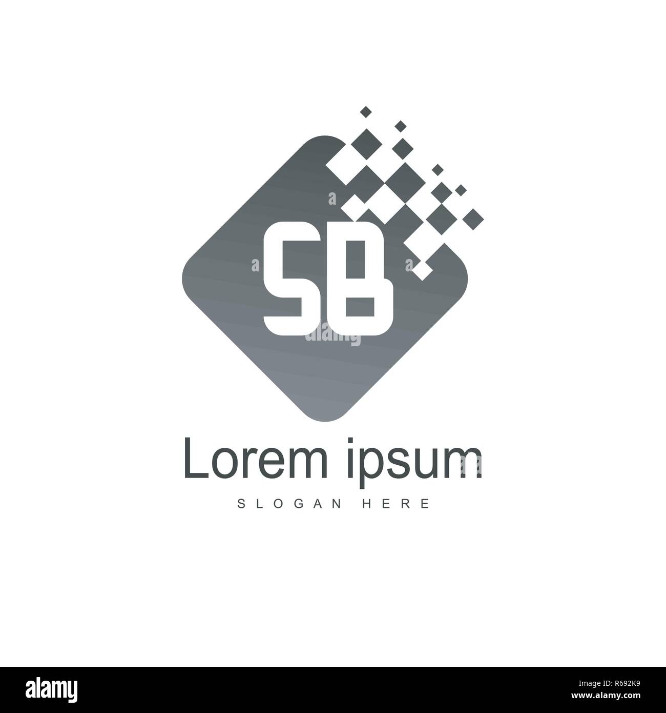 SB Letter logo template. Initial letter logo design Stock Vector Image ...