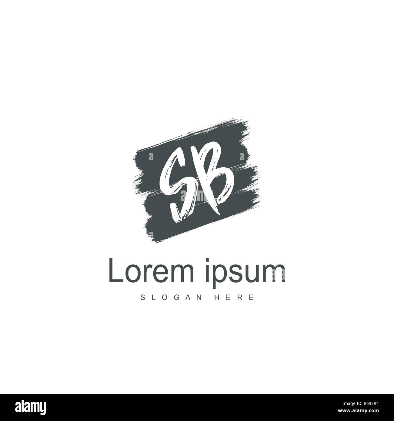 SB Letter logo template. Initial letter logo design Stock Vector Image ...