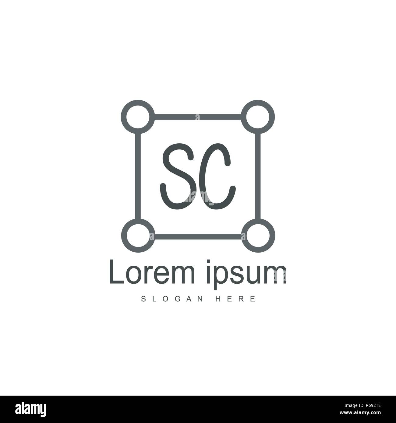 S Letter logo template. Initial letter logo design Stock Vector Image ...