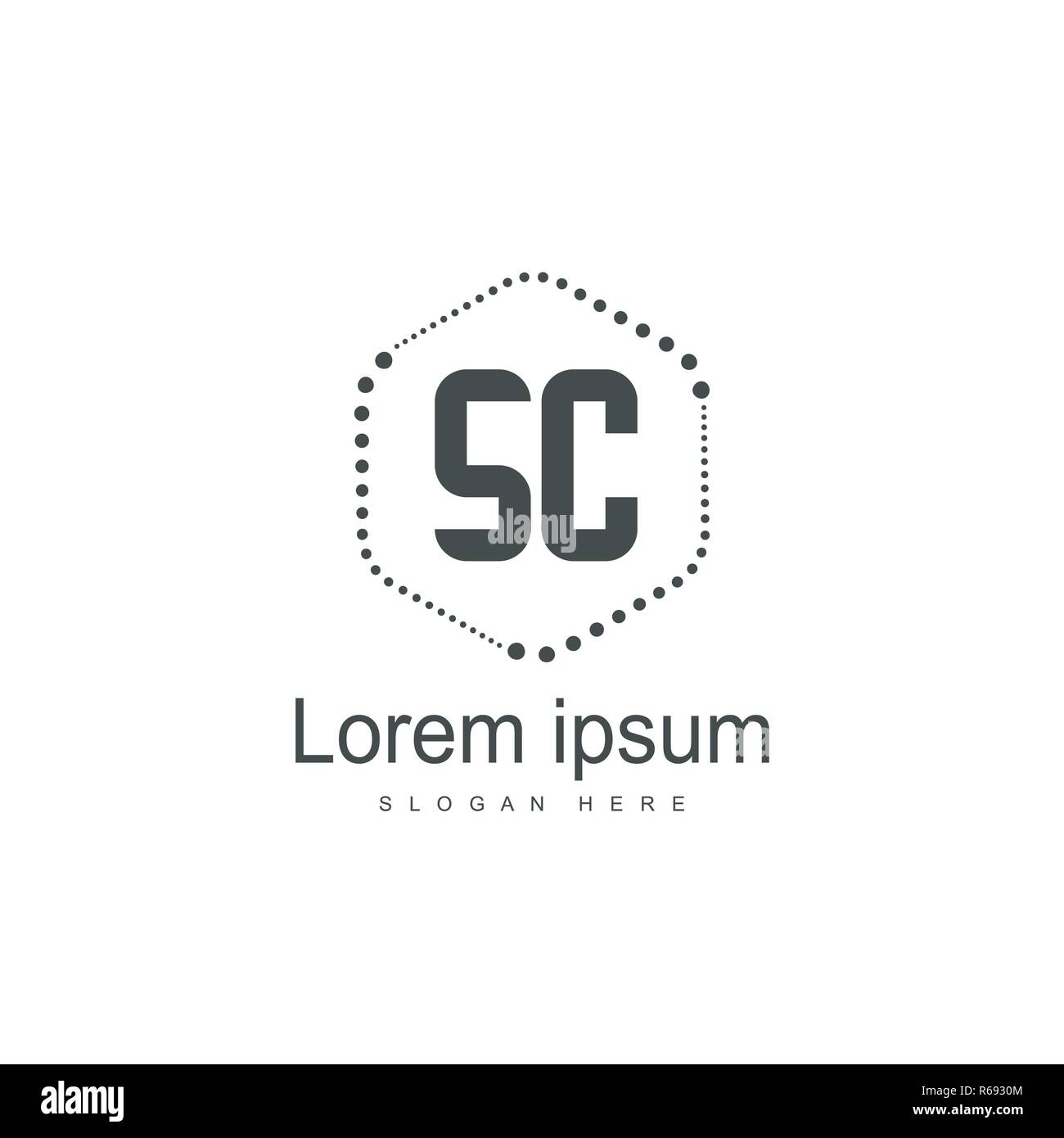 S Letter logo template. Initial letter logo design Stock Vector Image ...