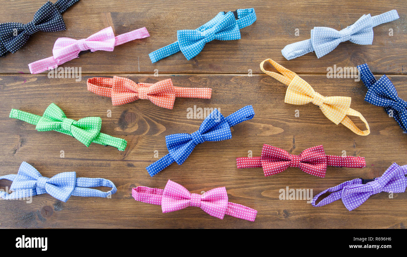 Colorful Bow Ties Stock Photo Alamy