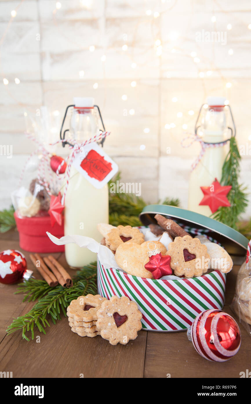 Homemade Christmas Treats Stock Photo