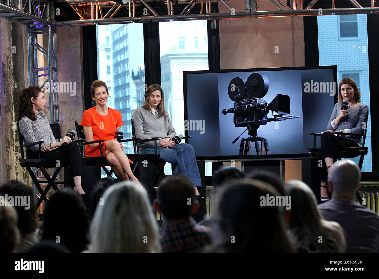 NEW YORK, NY - APRIL 15: Jenny Carchman, Alysia Reiner and Sylvana Ward ...