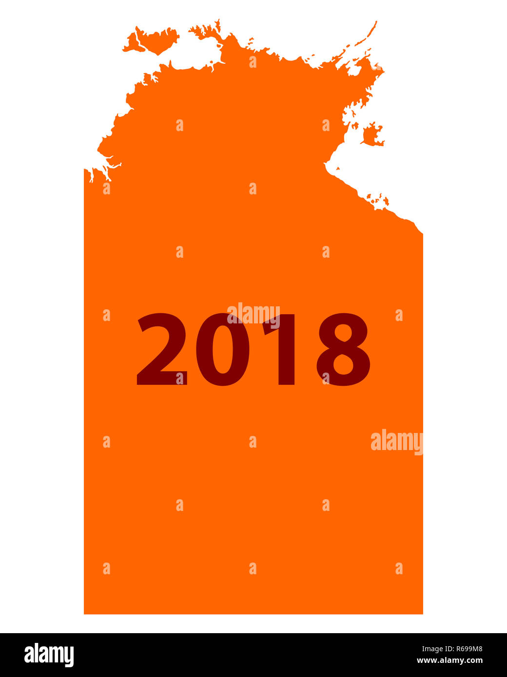 map of northern territory 2018 Stock Photo Alamy