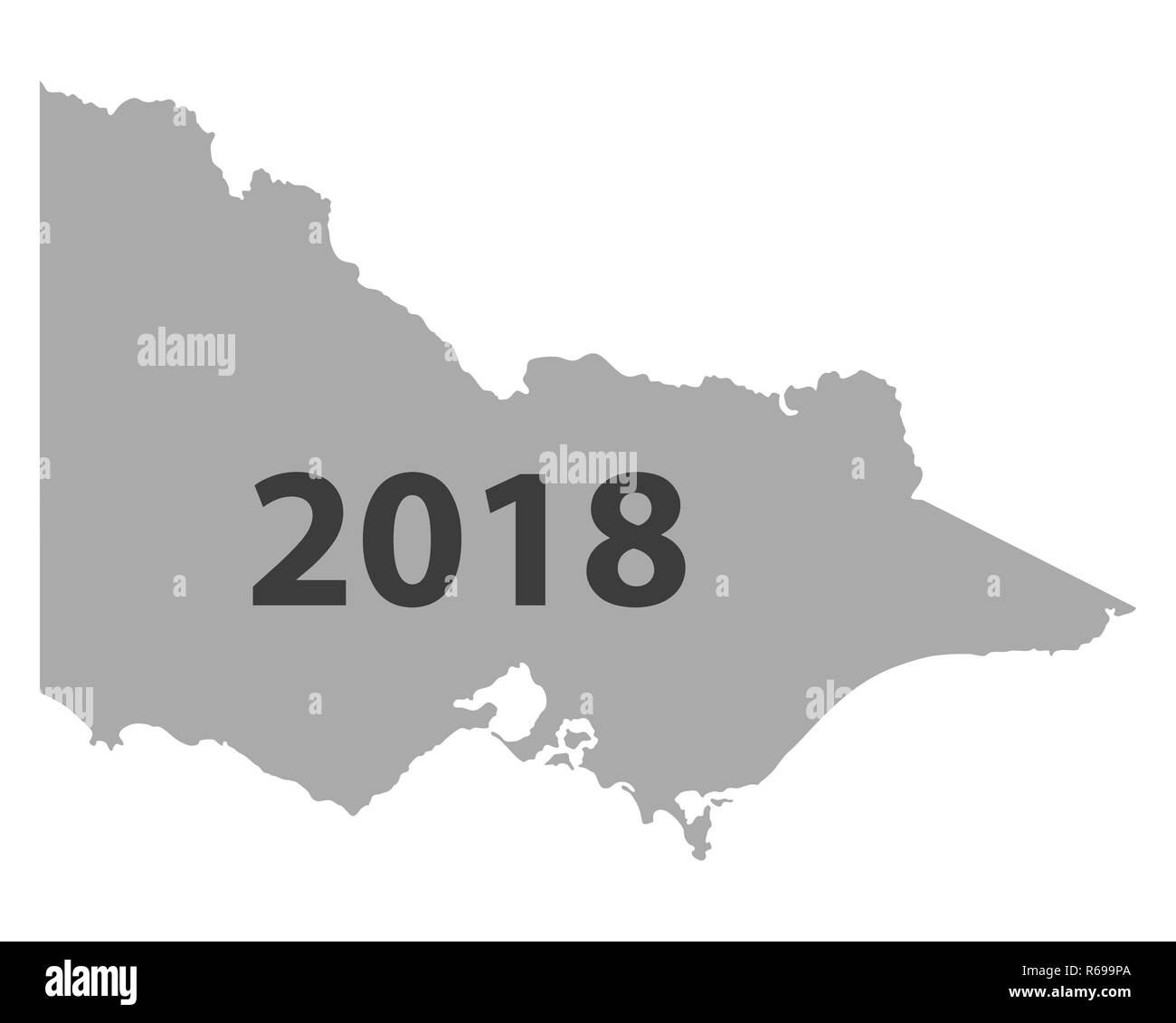Map of victoria Black and White Stock Photos & Images - Alamy