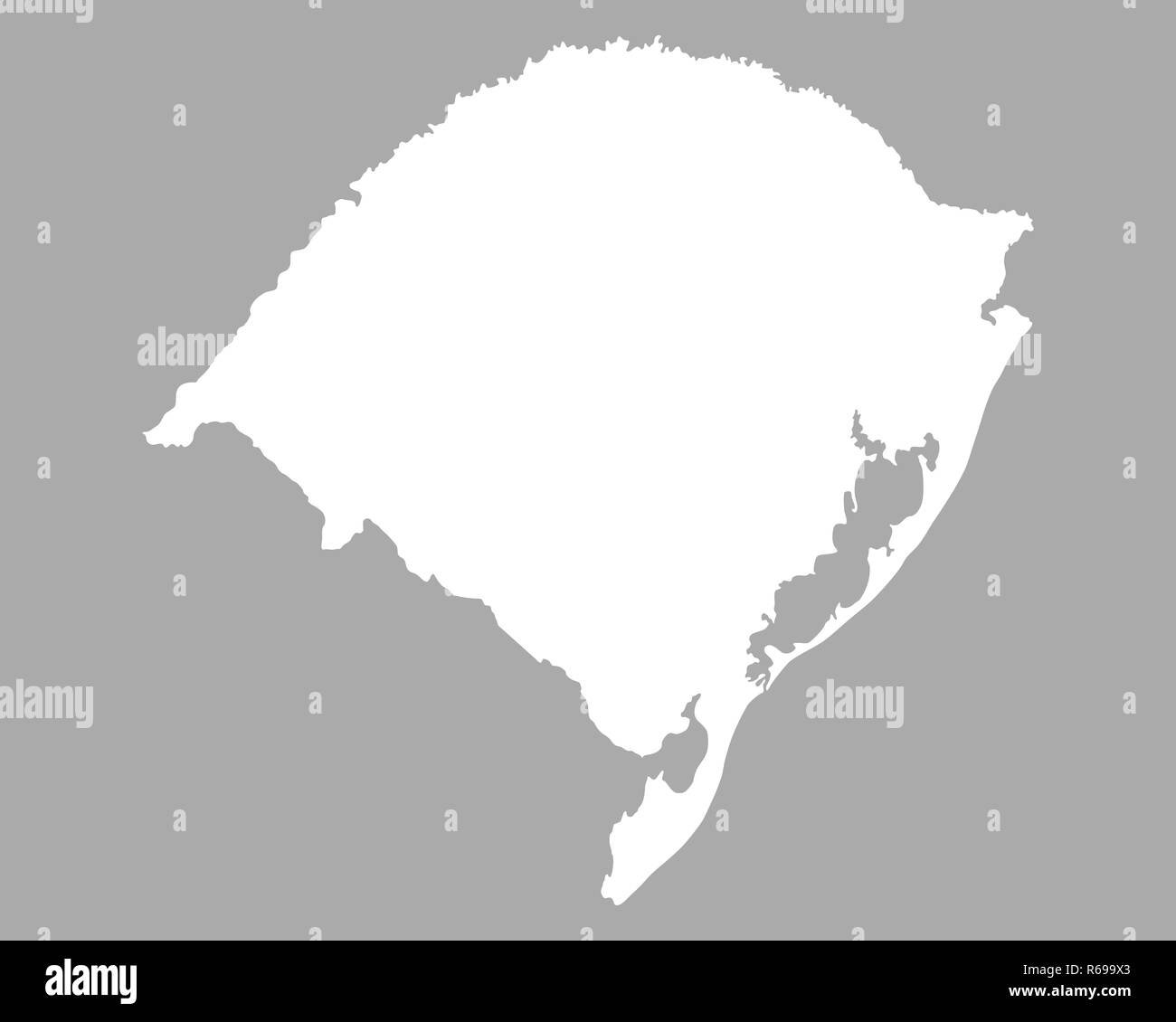 map of rio grande do sul Stock Photo Alamy