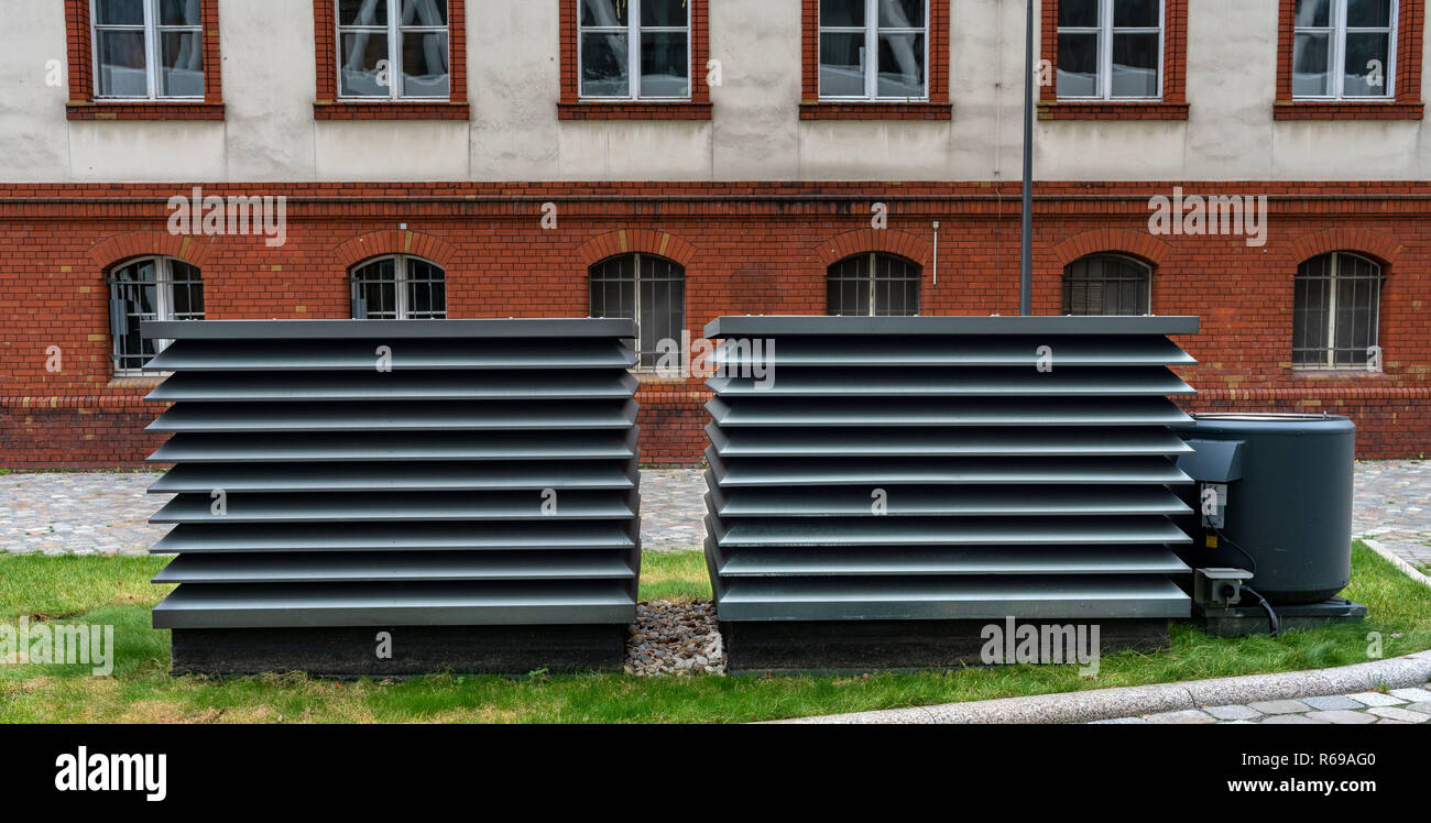 Air Conditioning For Large Buildings Stock Photo Alamy