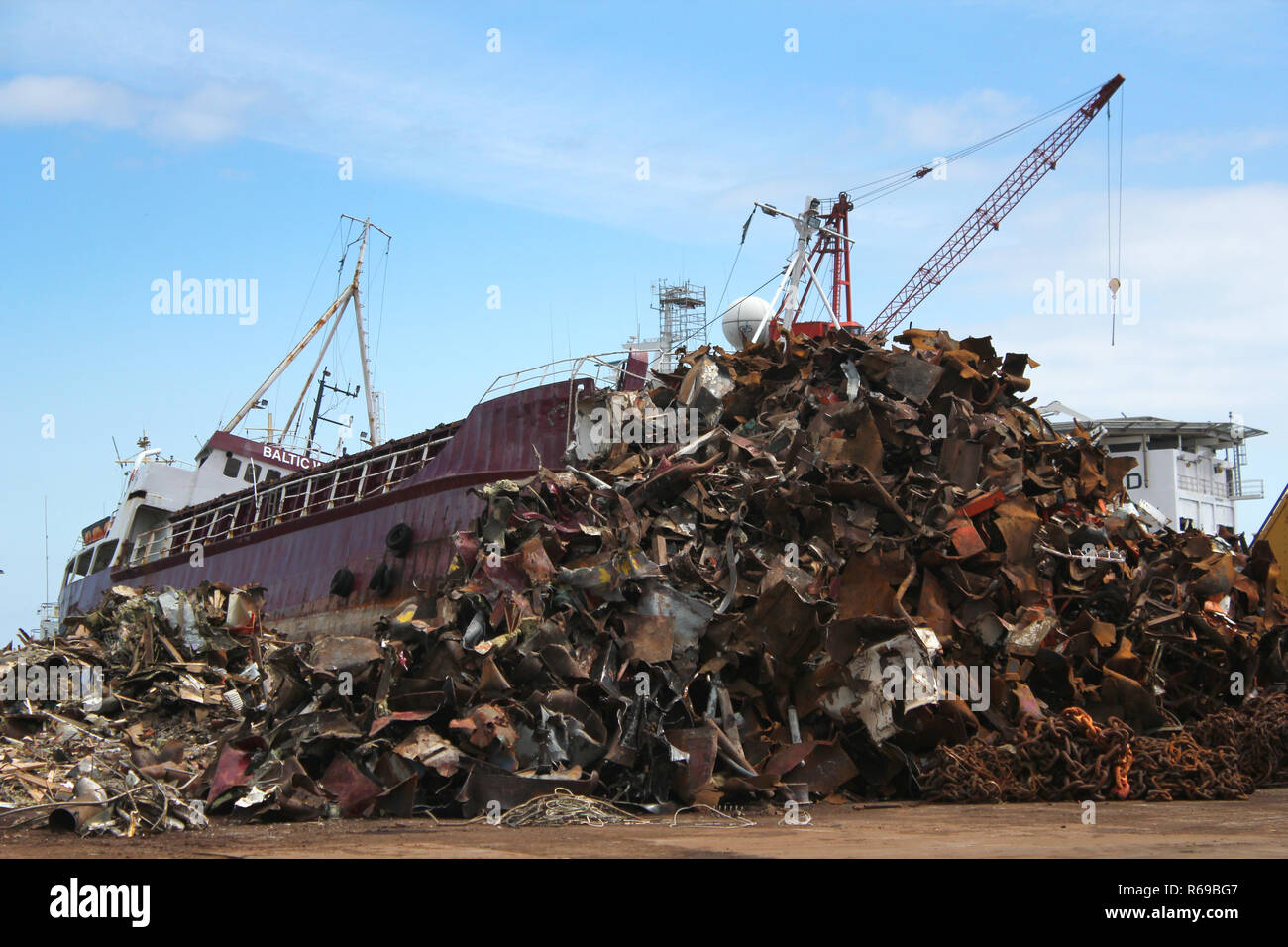 Ship Wrecks Stock Photo
