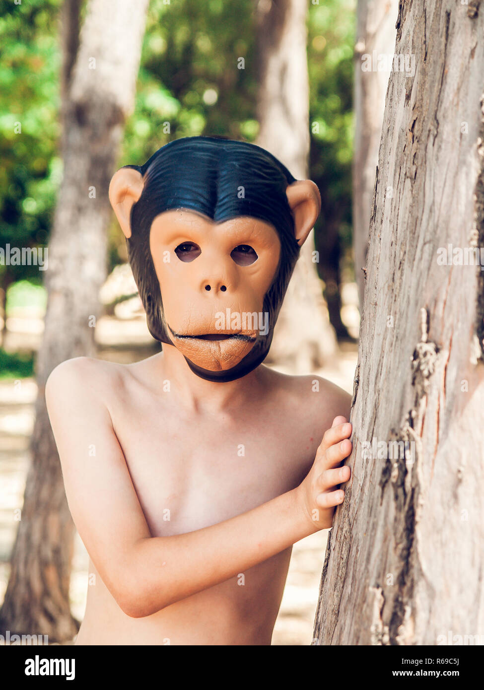 Download Monkey Mask High Resolution Stock Photography And Images Alamy PSD Mockup Templates