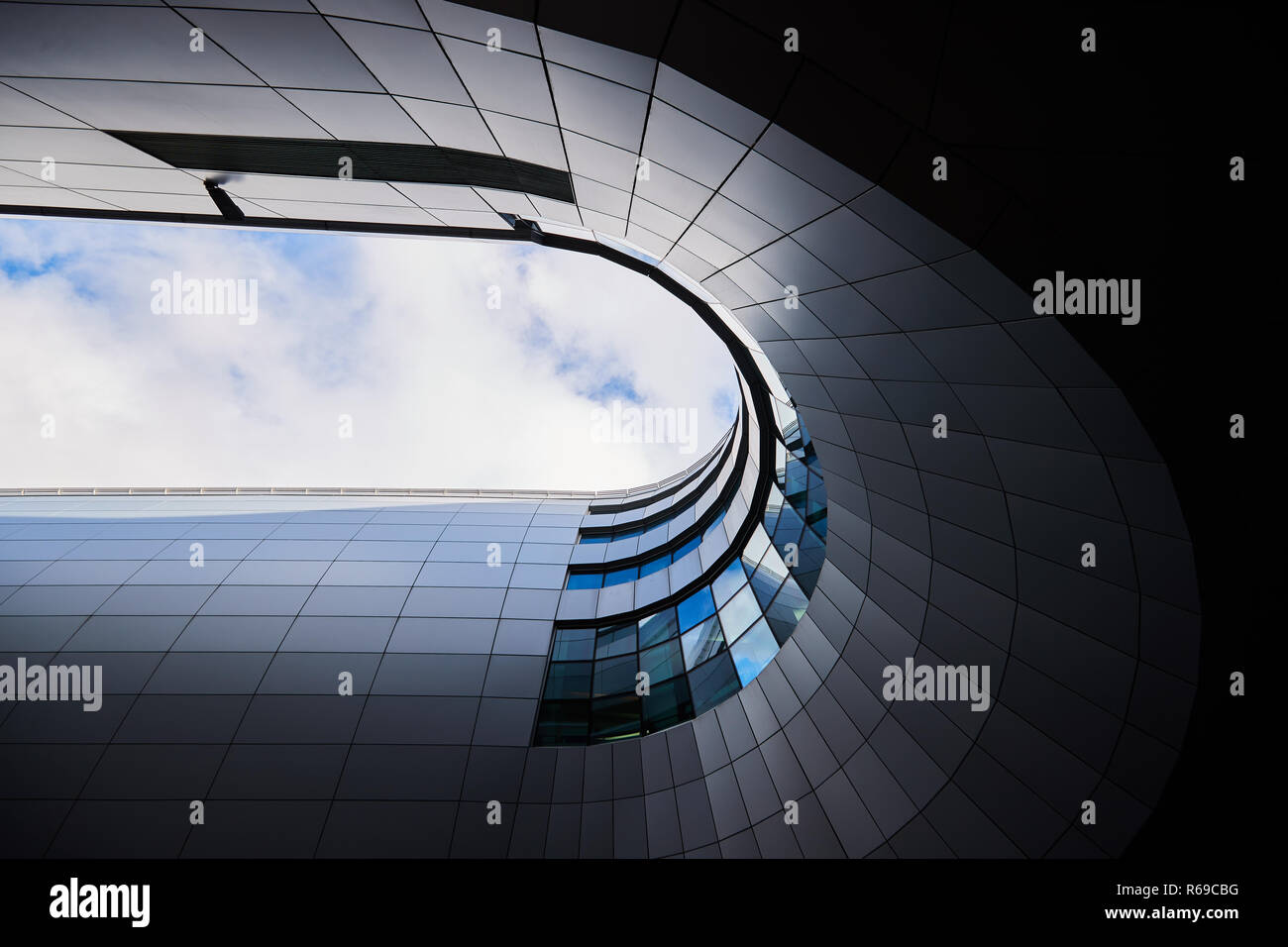 Abstract view of Terminal 2 building Dublin Airport, Dublin, Republic of Ireland Stock Photo