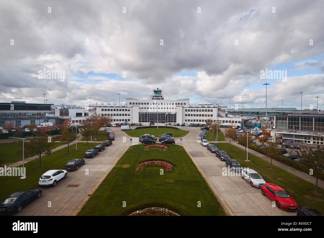 Old Dublin Airport building, Dublin Airport, Republic of Ireland Stock Photo