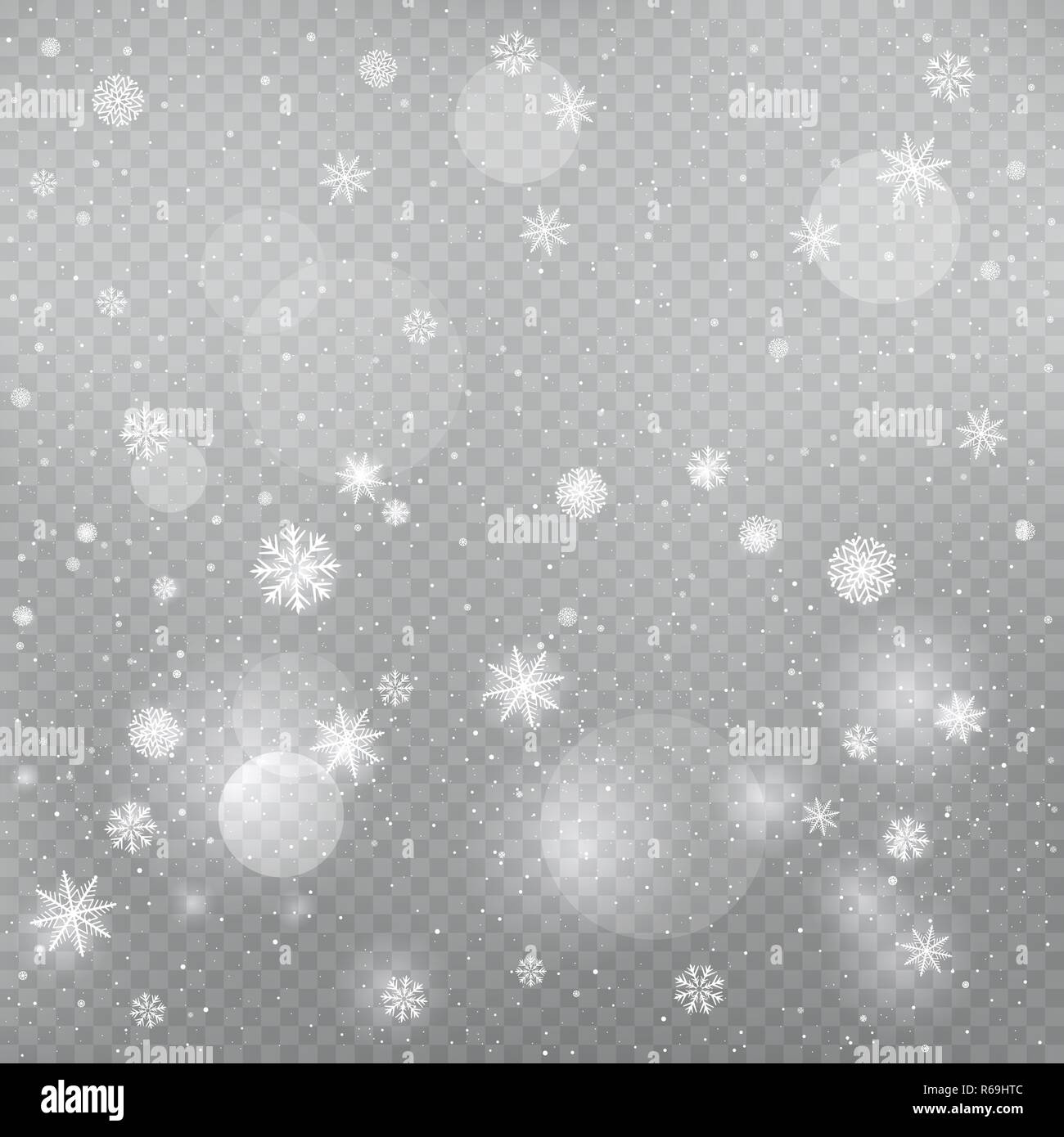 Frosty weather falling snow Stock Vector Images - Alamy