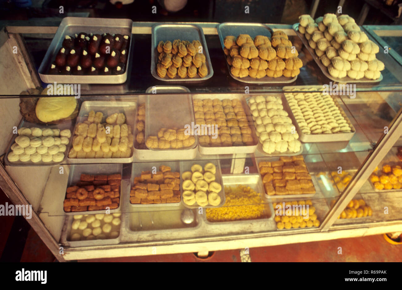 Bangladesh Sweets Misti On Display Bakery Stock Photo 2329798885
