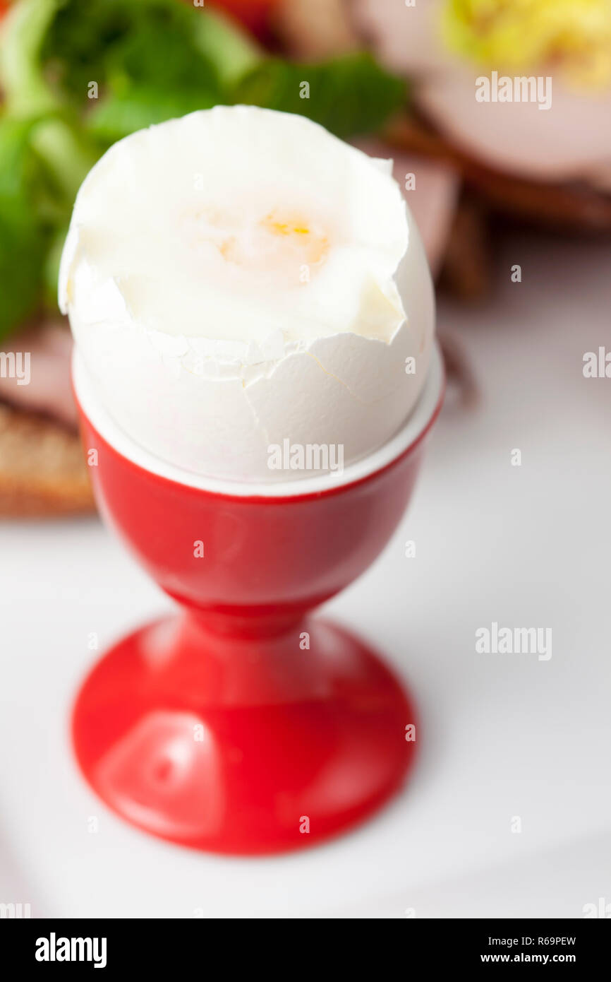 Cooked Breakfast Egg Stock Photo