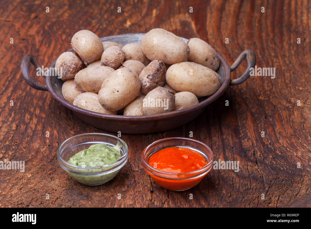 Canarian Island Potatoes Stock Photo
