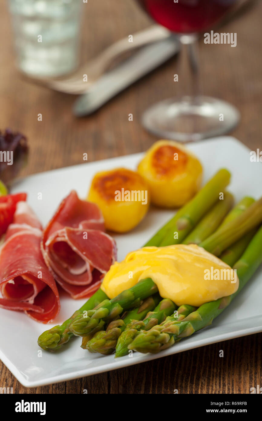 Green Asparagus Stock Photo